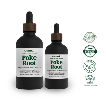 Organic Poke Root Oil –   20ml, 50ml & 100ml   | Wild-Infused Oil for Lymphatic Detox Oil -