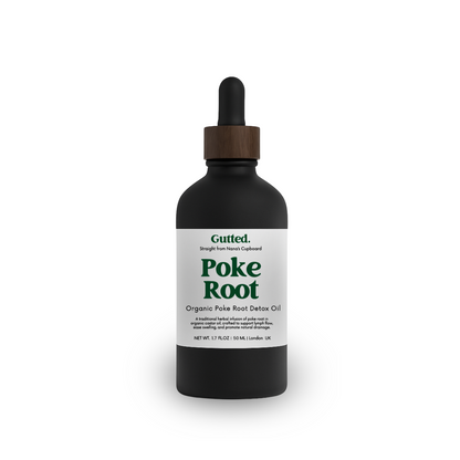 Organic Poke Root Oil –   20ml, 50ml & 100ml   | Wild-Infused Oil for Lymphatic Detox Oil -