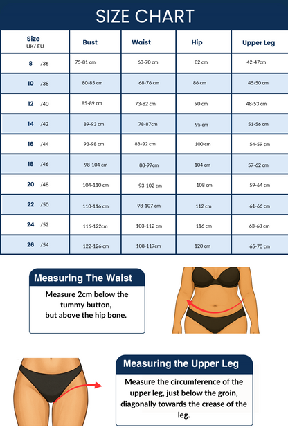 Ladies Incontinence Tankini Set – Leakproof Swimwear with Secure Cross Back | Indigo Wave