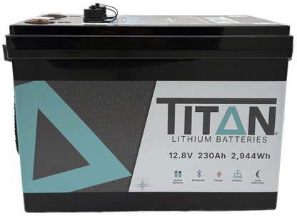 TITAN 12V 230Ah Lithium Leisure Battery