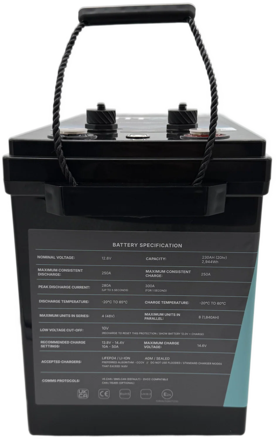 TITAN 12V 230Ah Lithium Leisure Battery