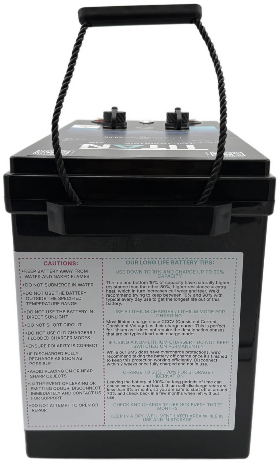 TITAN 12V 230Ah Lithium Leisure Battery