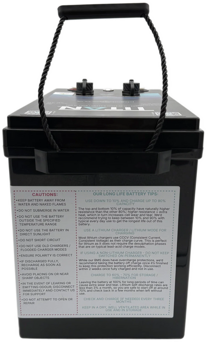 TITAN 12V 230Ah Lithium Leisure Battery