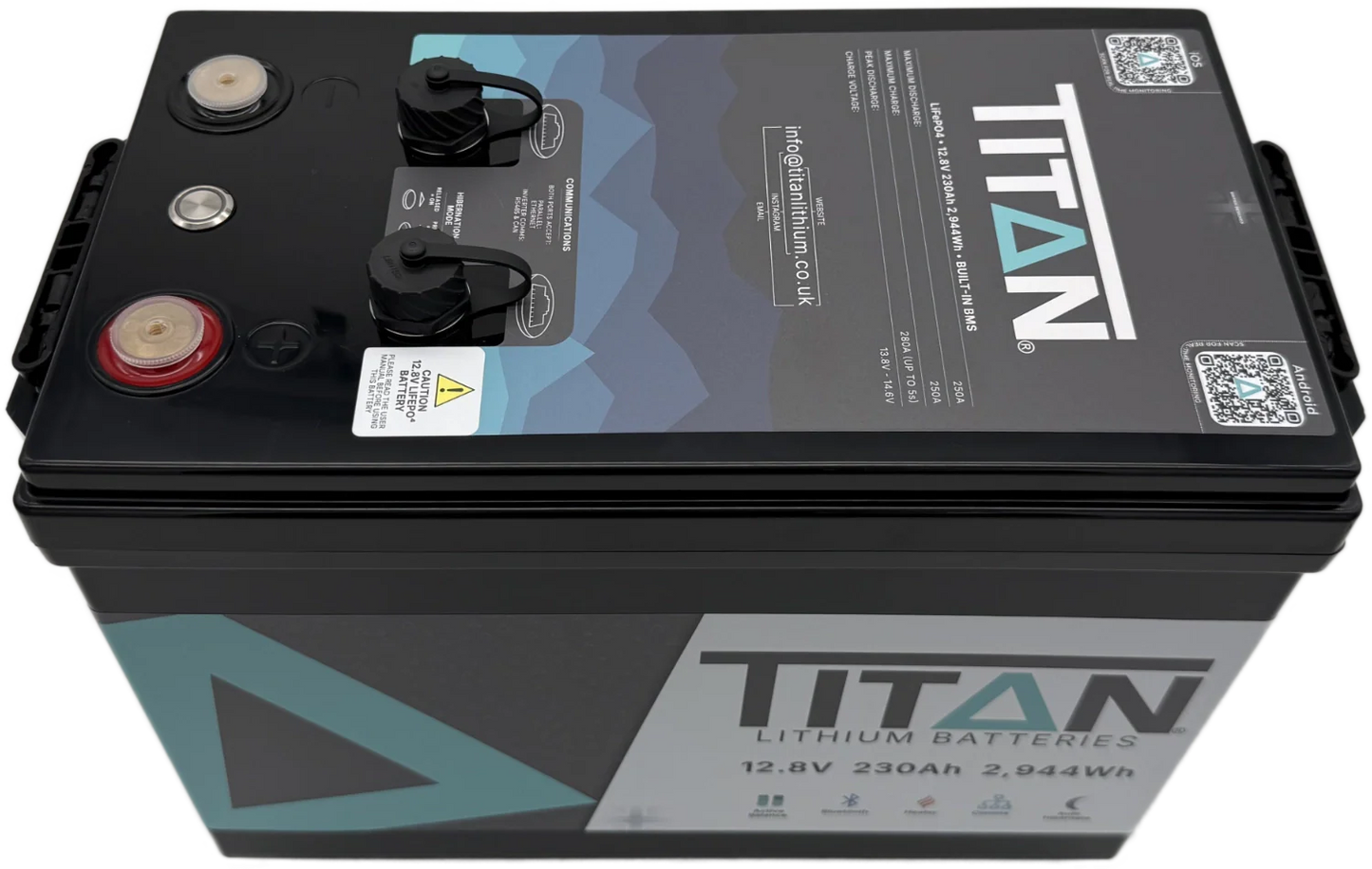 TITAN 12V 230Ah Lithium Leisure Battery