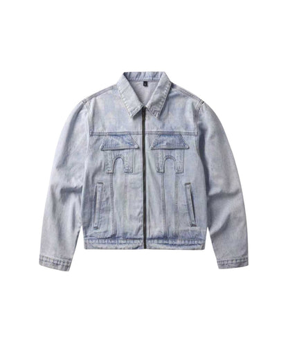Terrain Grid Denim Set