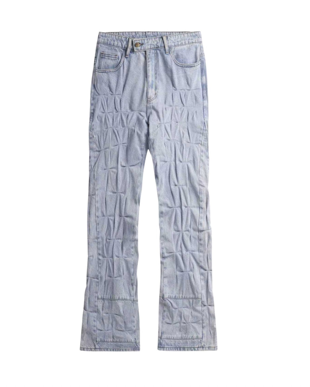 Terrain Grid Denim Set