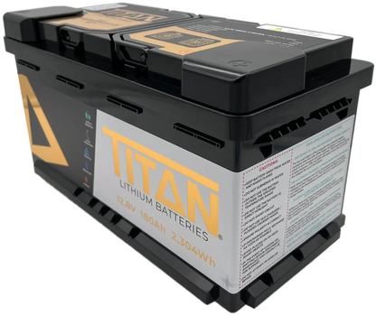 TITAN 12V 180Ah Lithium Leisure Battery (DIN Type 019)