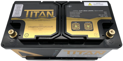 TITAN 12V 180Ah Lithium Leisure Battery (DIN Type 019)
